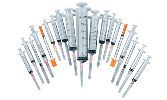 Public product photo - Medical Syringes, all sizes with any needle size